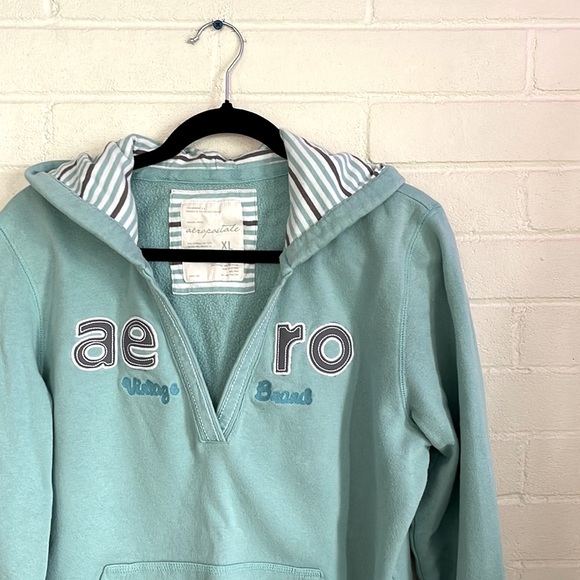 🦋3/40 AEROPOSTALE Vintage Brand Hoodie (XL) - Picture 2 of 16